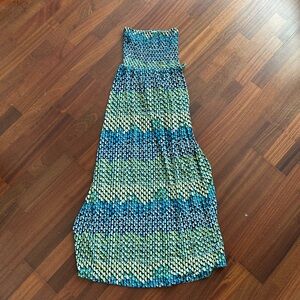Anne Klein strapless long dress